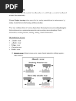 Mechanisms of Wear in Tribology