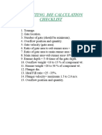 DCD Calculation Checklist