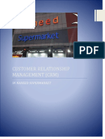 Customer Relationship Management (CRM) : in Naheed Supermarket