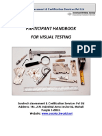 Participant Handbook For Visual Testing: Eurotech Assessment & Certification Services PVT LTD