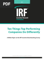 10 Things Top Performing Companies Do Differently