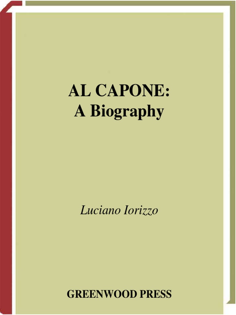 Al Capone A Biography Pdf Download Free Pdf Al Capone Organized Crime