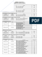 Jadwal Kuliah Blok CSL I 1