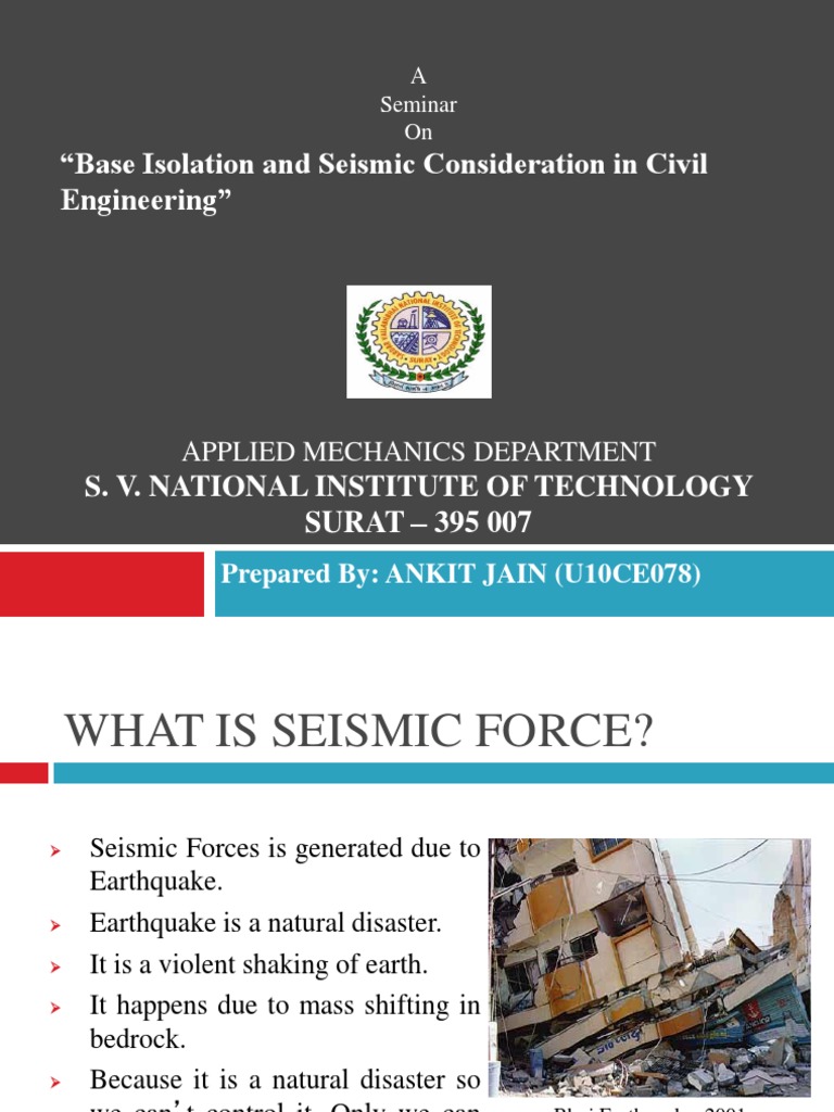 Base Isolation in Seismic Engineering | PDF | Earthquakes | Earthquake ...