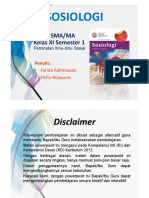 Sosiologi Xi PDF