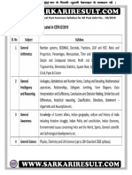 RRB 022019 Csyllabus