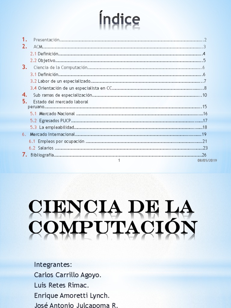 Ciencia de La Computación | PDF | Ciencias de la Computación | Software