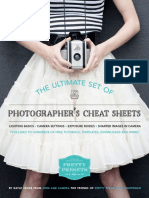 Photographers Cheat Sheets and Resource Guide From Pretty Presets PDF