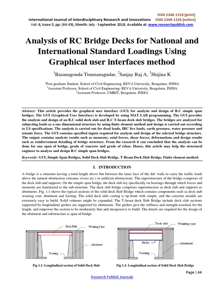 Analysis of RC Bridge | PDF | Beam (Structure) | Matlab