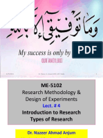 LECT 4 Types of Research