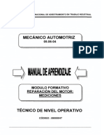 Reparacion de Motor Mediciones PDF