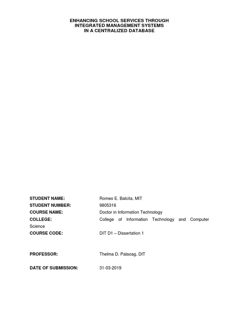 Integrated School Management System | PDF | Software Prototyping ...