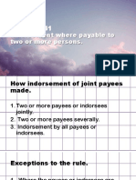 Law On Negotiable Instruments Arts. 41-50