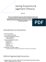 Engineering Economics & Management (Theory)