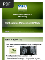 Config Management Rancid