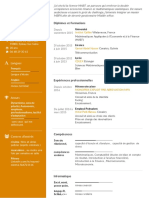 CV Projet Pro PDF