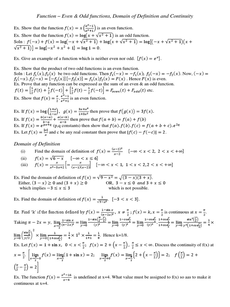 Function 2 Docx Teaching Mathematics Mathematical Analysis