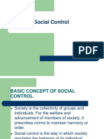 Social Control: Name: Gaurav Bissa 16ECTCS025