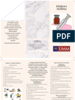 Diabetes Mellitus leaflet