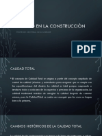 Calidad en La Construcción