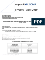 Lista de Precos Abril 2019 PDF