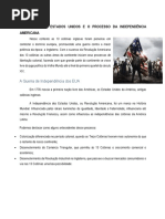A Formação Dos Estados Unidos.