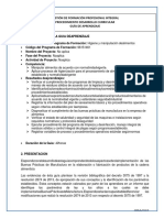 Guia Aprendizaje Manipulacion de Alimentos