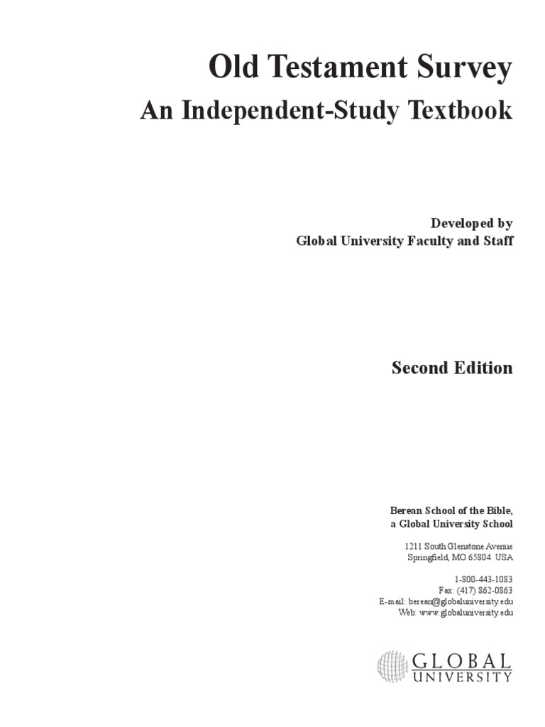 Old Testament Survey Pdf Old Testament Torah