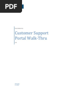 Support Portal Walk