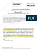 A Survey On RF Energy Harvesting: Circuits and Protocols: Sciencedirect