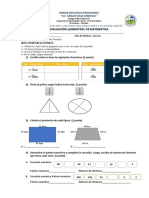 Evaluacion Del Segundo Quimestre Matematica y Ciencias