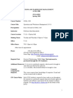 Operations Warehouse Mgmt SCML 3850 CRN 25196