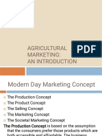 Agricultural Marketing: An Introduction