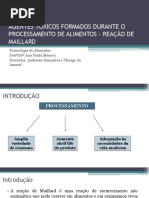 Agentes Toxicos Formados No Processamento de Alimentos