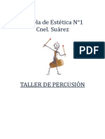 Proyecto Taller Percusion Escuela Esteti