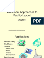 Traditional Approaches To Facility Layout: Source For Some Slides: John S. Usher Class Notes