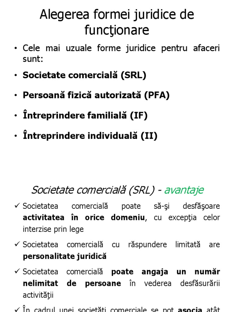 Cantitatea VanzÄrilor Definit Gest Forma De Organizare Intreprindere Familiala Justan Net