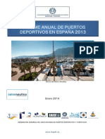 Informe anual puertos deportivos España 2013