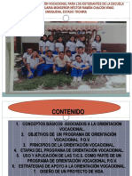 Programa de Orientación Vocacional Para Los Estudiantes de La Escuela Tècnica Agropecuaria Monseñor Nestor Ramòn Chacón Vivas