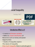 Social Inequality: Sociology-Unit 2