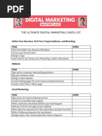 The Ultimate Digital Marketing Checklist PDF