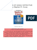 8th HABITS OF HIGHLY EFFECTIVE PEOPLE by Stephen R