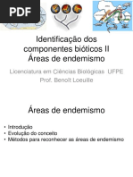 Aula sobre áreas de endemismo