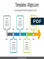 Dot Point Arrow PowerPoint Diagram Template