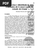 Categorias e Distribuição das Unidades de Conservação no Piauí