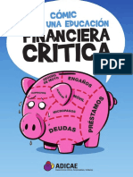 Comic Educación Financiera Critica - ADICAE PDF