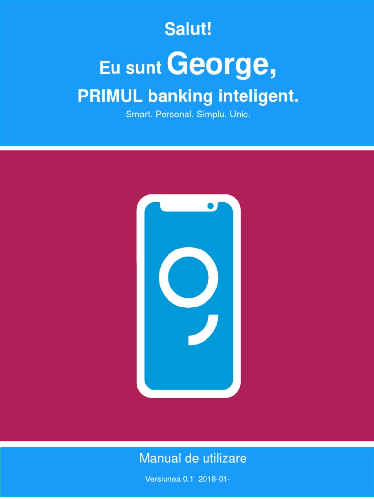 BCR Manual de Utilizare Aplicatia Mobila George | PDF