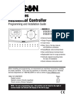 8100 Series Residential Controller: Programming and Installation Guide