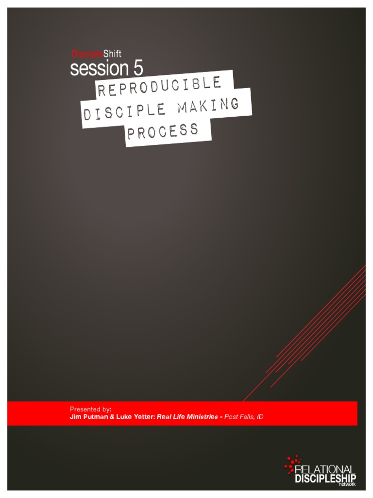 Reproducible Discipleship Making Process Pdf Disciple Christianity Jesus