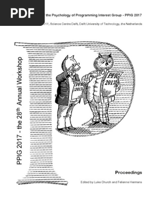 17 Ppig 28th Proceedings Pdf Computer Programming Computer Science